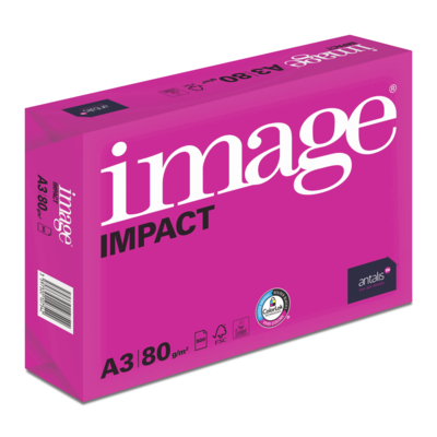 Image Impact paper, 80 g/m², white, 420 x 297 mm, A3, SG, ream of 500 sheets